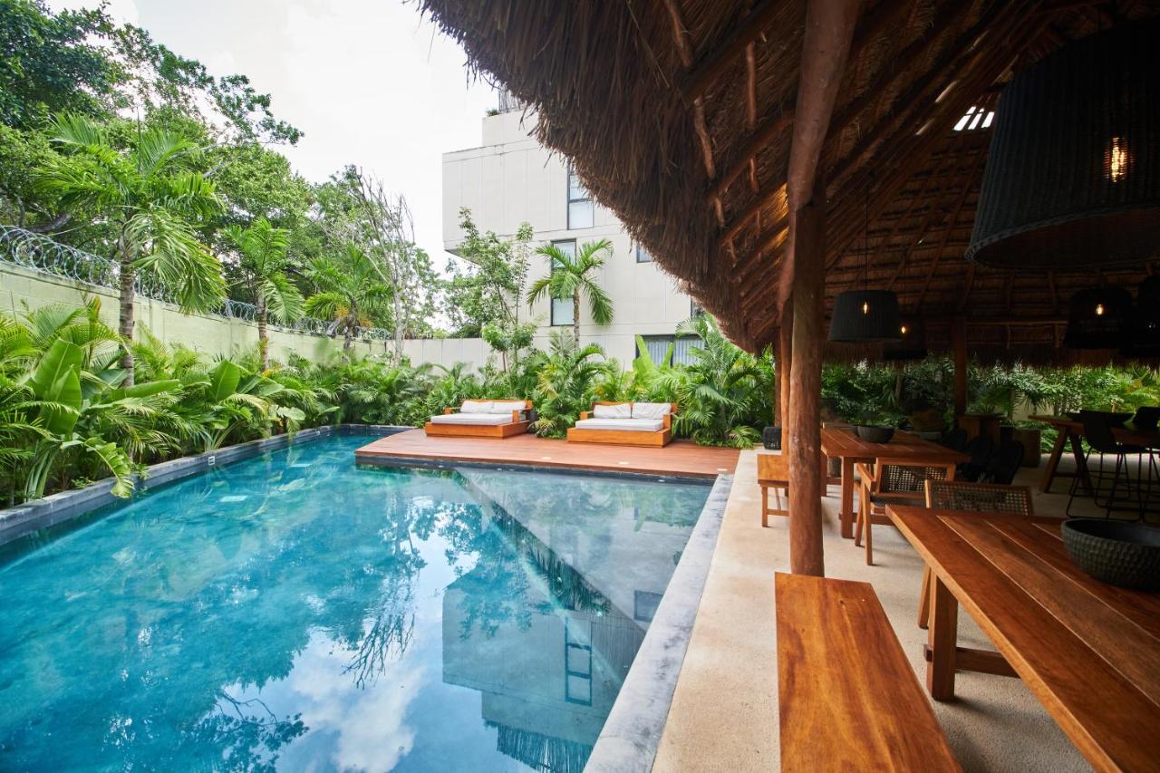 BV 230 Modern 2 BD Condo&private rooftop Jacuzzi Tulum Esterno foto