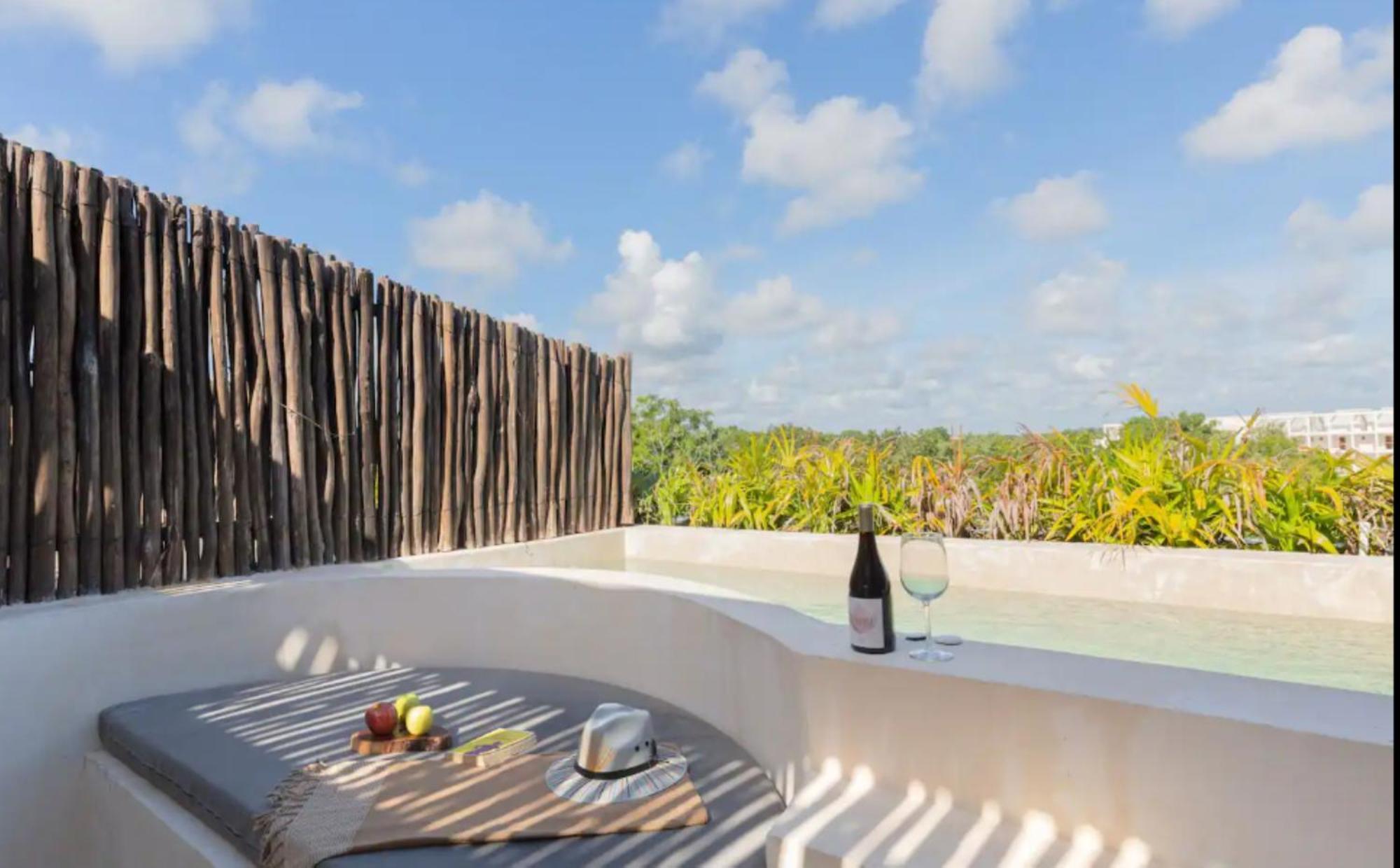 BV 230 Modern 2 BD Condo&private rooftop Jacuzzi Tulum Esterno foto